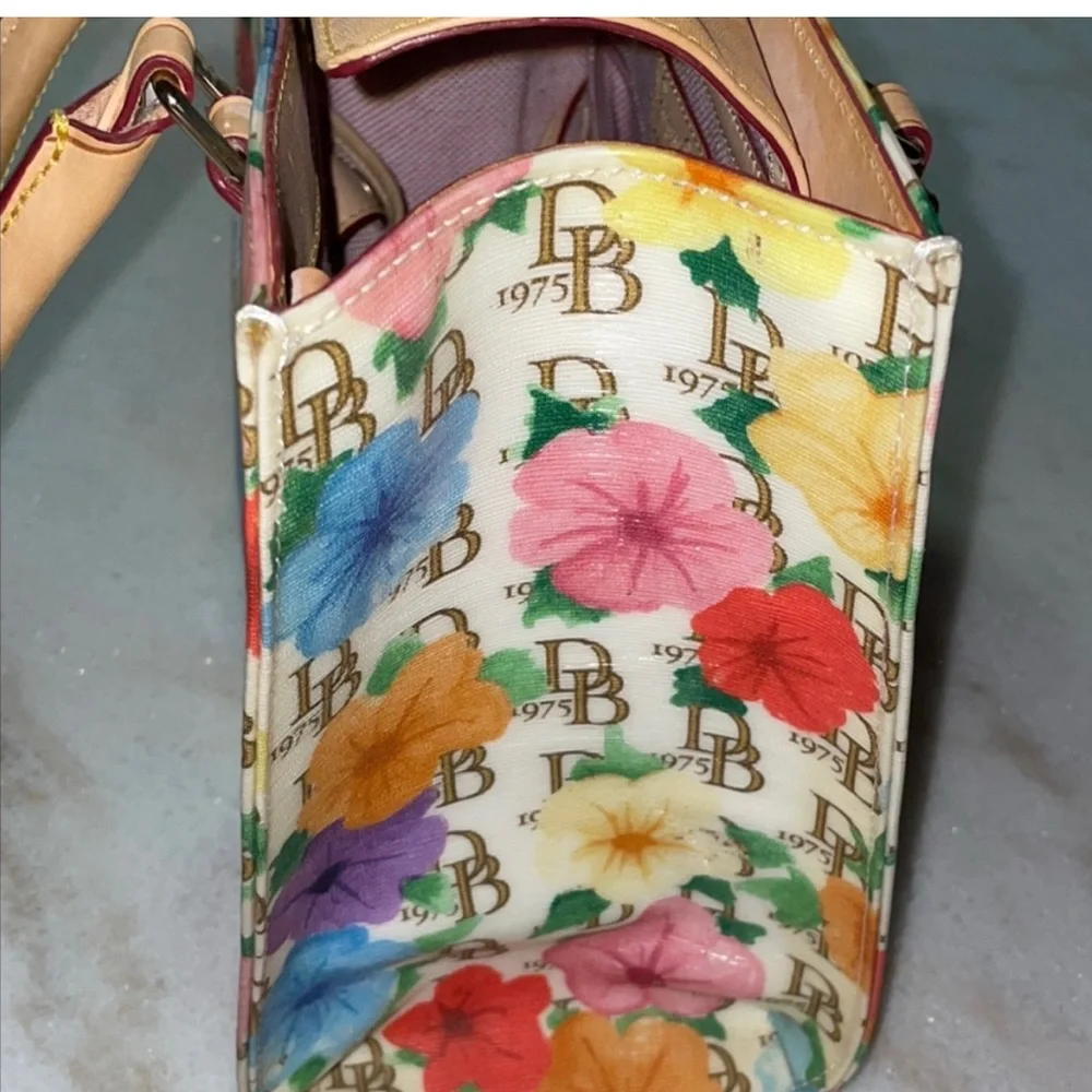 Dooney & Bourke Multicolor Floral Tote - Picture 6 of 17
